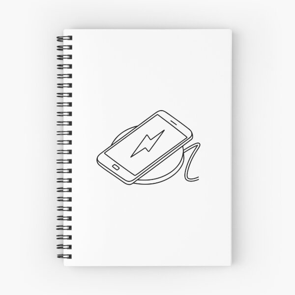 Item preview, smartphone charging on wireless charging pad designed and sold by rasagamastore.