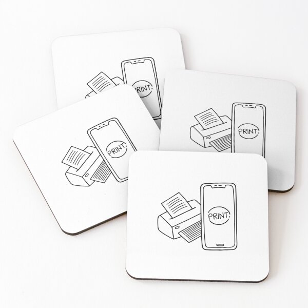 Item preview, Drawing of print a file from smartphone designed and sold by rasagamastore.