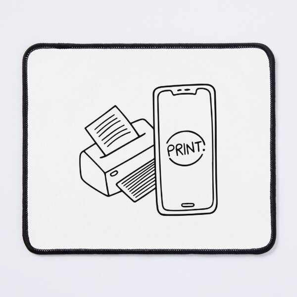Item preview, Drawing of print a file from smartphone designed and sold by rasagamastore.