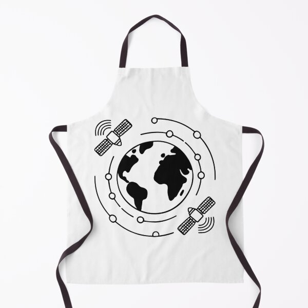 Item preview, Drawing of globe surrounded by connected satellites designed and sold by rasagamastore.