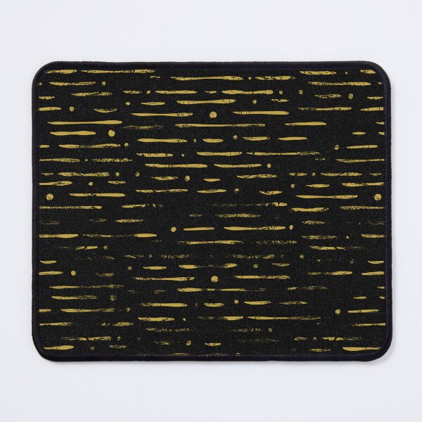 Item preview, Dot-Dash Distressed Pattern - Coal + Saffron designed and sold by Irene Estelle.