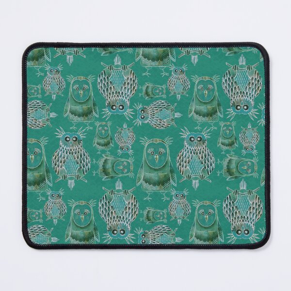 Item preview, Owl Be Right Birds [Elf Green] designed and sold by Carina Parry Studios.
