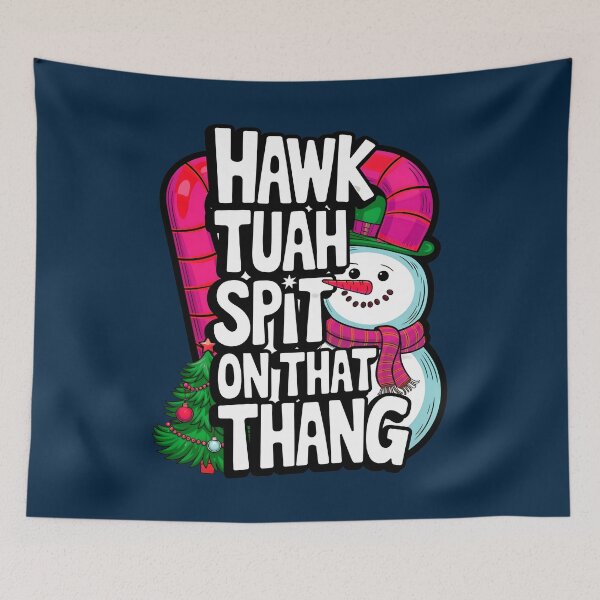 Item preview, Christmas Hawk Tuah Spit On That Thang Meme designed and sold by TheArtOfPat.