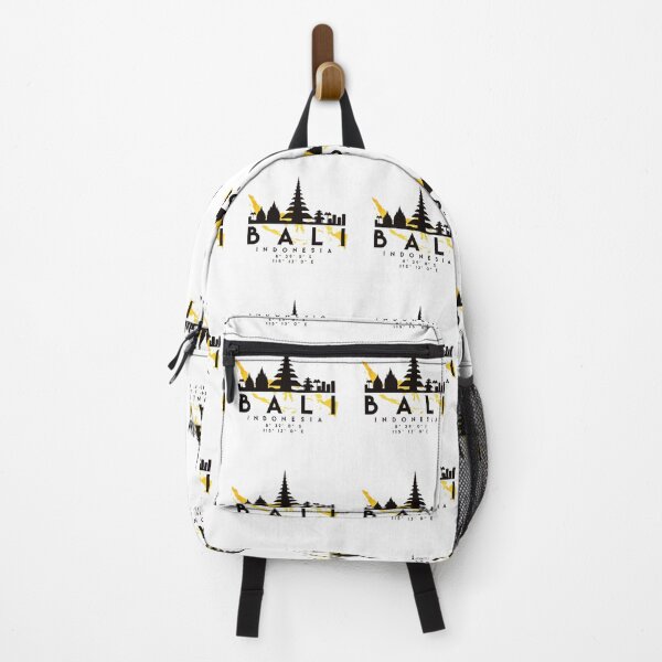 Item preview, Bali Indonesia Skyline Art – Iconic Island Cityscape designed and sold by BubbleSpy.
