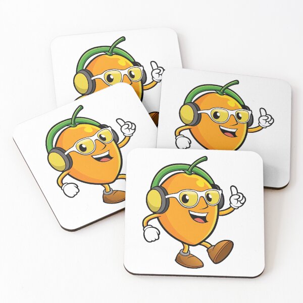 Item preview, Dancing Mango With Headphones and Glasses designed and sold by graphic-genie.