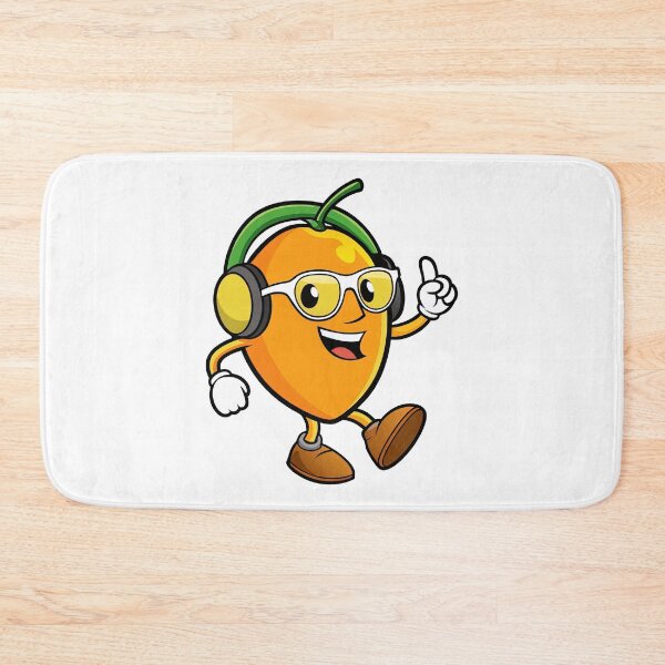 Item preview, Dancing Mango With Headphones and Glasses designed and sold by graphic-genie.