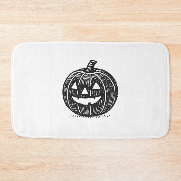 Item preview, Handwriting pumpkin in black and white minimal for Halloween Theme designed and sold by totsapon14.