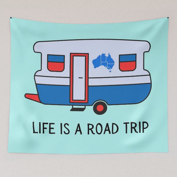 Item preview, Life is a Road Trip designed and sold by Candy Jubb.