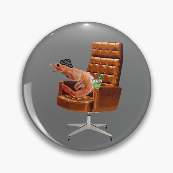 Item preview, Sophisticated Shrimp in Desk Chair designed and sold by Shrimps 4 Life.
