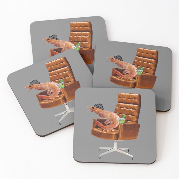 Item preview, Sophisticated Shrimp in Desk Chair designed and sold by Shrimps 4 Life.
