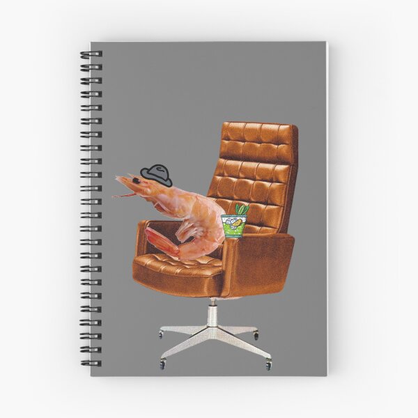 Item preview, Sophisticated Shrimp in Desk Chair designed and sold by Shrimps 4 Life.