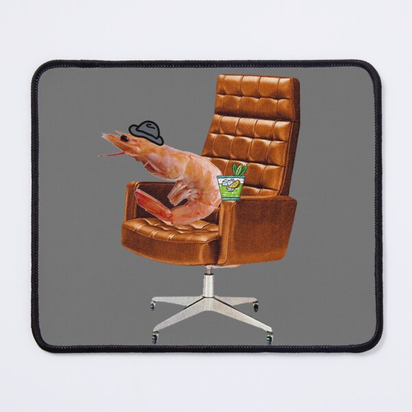 Item preview, Sophisticated Shrimp in Desk Chair designed and sold by Shrimps 4 Life.