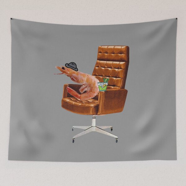 Item preview, Sophisticated Shrimp in Desk Chair designed and sold by Shrimps 4 Life.