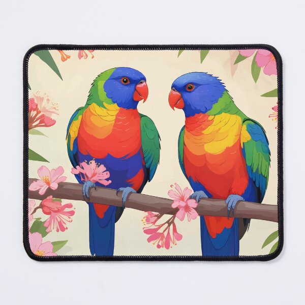 Item preview, Rainbow Lorikeets designed and sold by WildlifeInc.