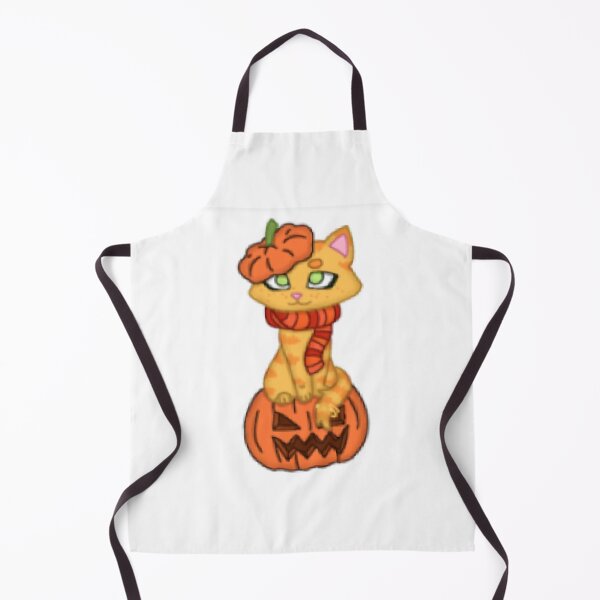 Item preview, Jacky on a Jack-o-Lantern Pumpkin Cat designed and sold by KittiDreamz.