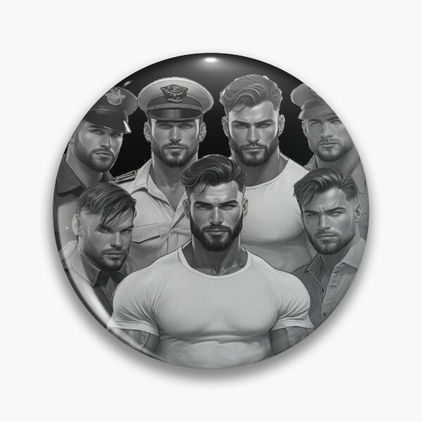Item preview, Top Guys Military Gay Pride Graphic Design designed and sold by ItsAKinkThing.