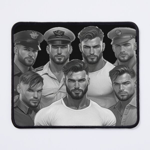 Item preview, Top Guys Military Gay Pride Graphic Design designed and sold by ItsAKinkThing.