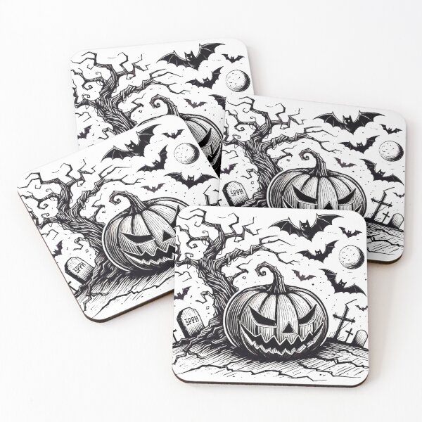 Item preview, Handwriting art for Halloween Minimal Theme designed and sold by totsapon14.