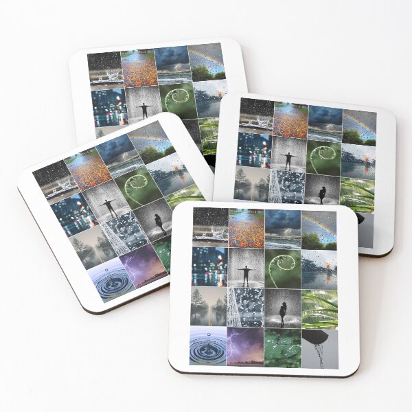 Item preview, Rain Photos Collage designed and sold by ColorfulPrints.