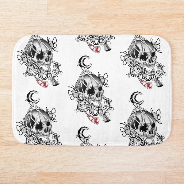 Item preview, Japanese skull dark designed and sold by 7Delamancha.