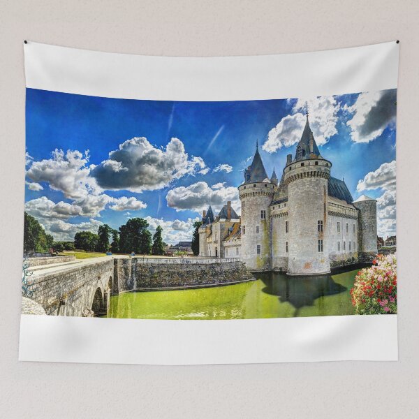 Item preview, Chateau de Sully sur Loire against the sun - vintage version designed and sold by Weston  Westmoreland.