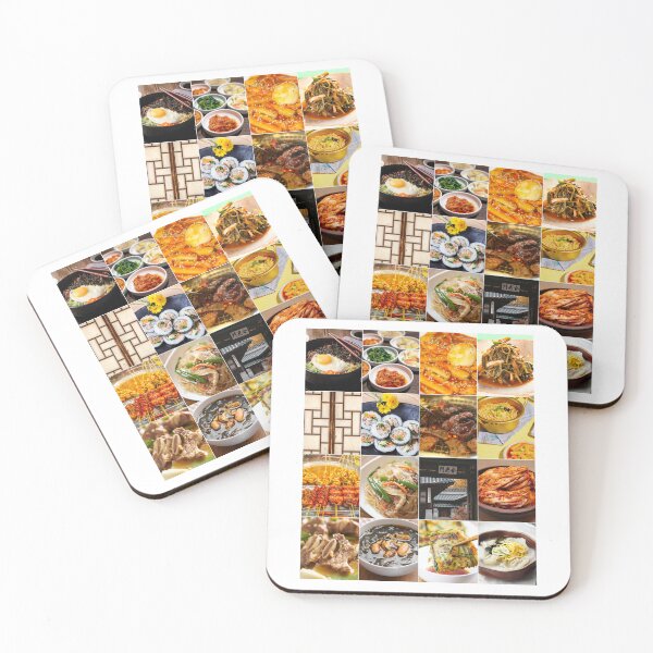 Item preview, Korean Food Lovers Collage designed and sold by ColorfulPrints.