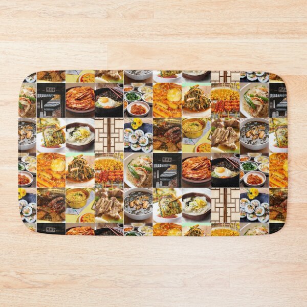 Item preview, Korean Food Lovers Collage designed and sold by ColorfulPrints.