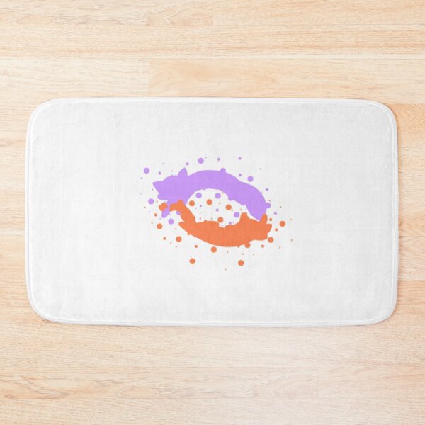 Item preview, Abstract Purple and Orange Cats designed and sold by KittiDreamz.
