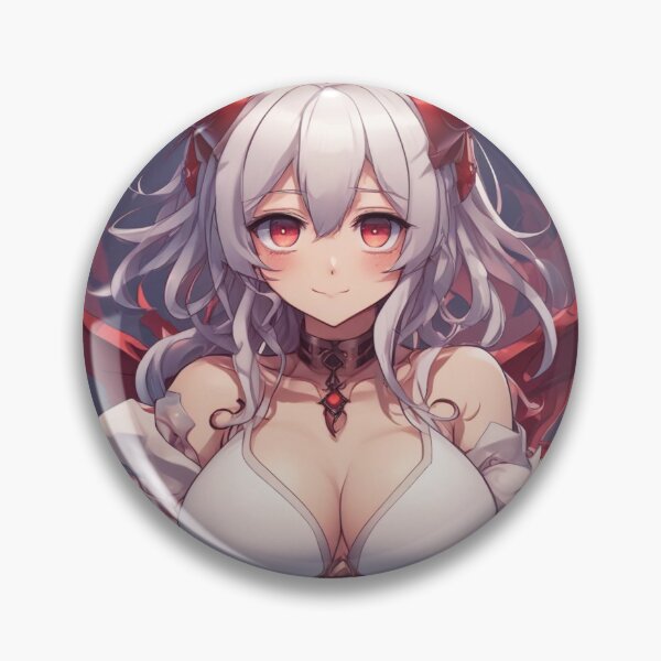 Item preview, Sexy Devil Anime Chick with Huge Boobs designed and sold by KnottyToons.