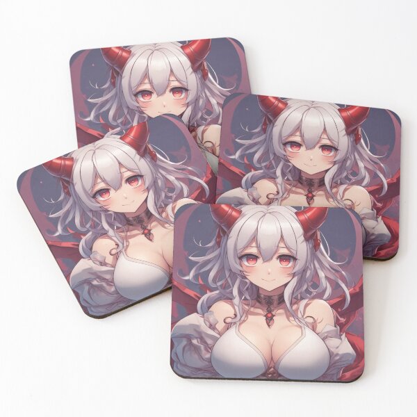 Item preview, Sexy Devil Anime Chick with Huge Boobs designed and sold by KnottyToons.