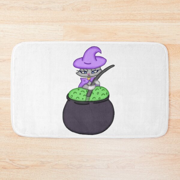 Item preview, Witch Kitty Brewing a Potion designed and sold by KittiDreamz.
