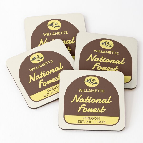 Item preview, Vintage Willamette National Forest designed and sold by RabbitK.