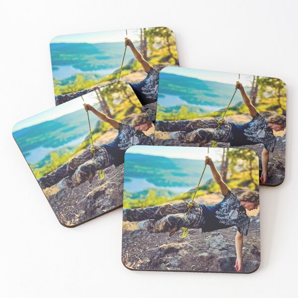Item preview, Golden Boy Swinging on a Rope Landscape designed and sold by thisisalearcila.
