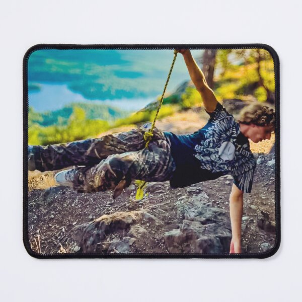 Item preview, Golden Boy Swinging on a Rope Landscape designed and sold by thisisalearcila.