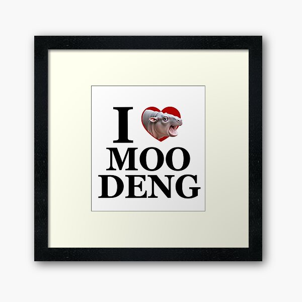 Item preview, I love Moo Deng designed and sold by savecloth.