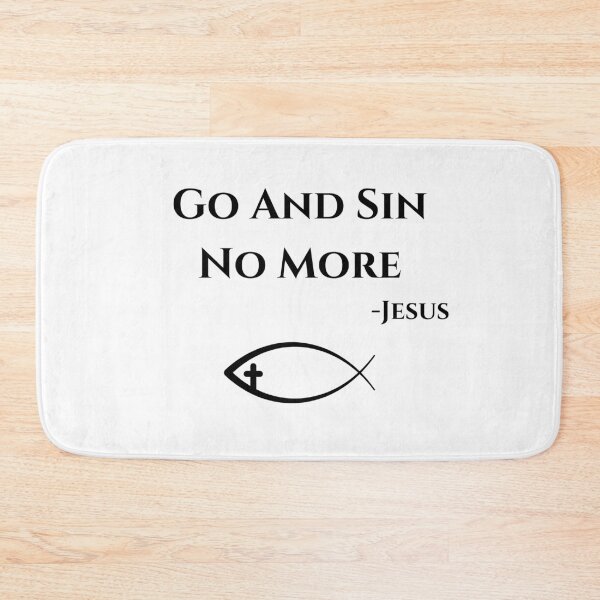 Item preview, Go And Sin No More, black designed and sold by Redeemed365.