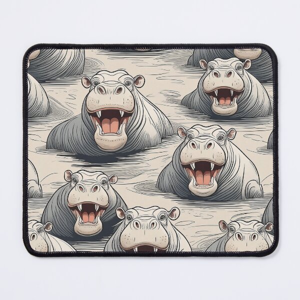 Item preview, Angry hippos designed and sold by kokaikankosana.
