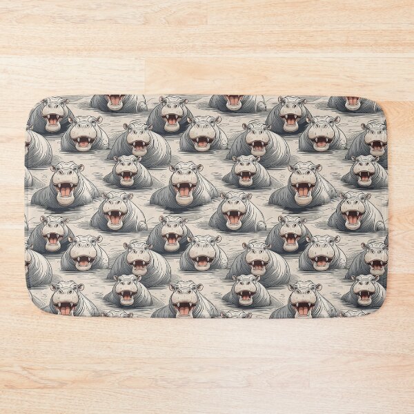 Item preview, Angry hippos designed and sold by kokaikankosana.