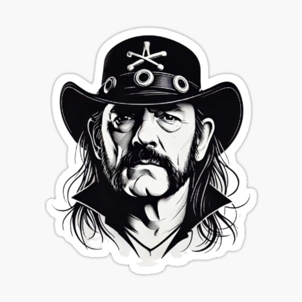 Item preview, Lemmy Kilmister (Motörhead) Black & White designed and sold by All4ROCK.