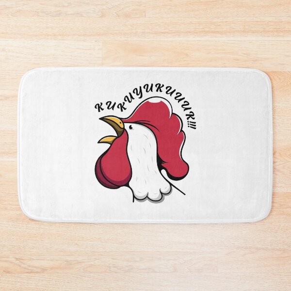 Item preview, Happy rooster crowing cartoon. designed and sold by stylegoose.
