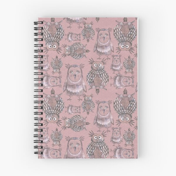 Item preview, Owl Be Right Birds [Salmon Pink] designed and sold by Carina Parry Studios.
