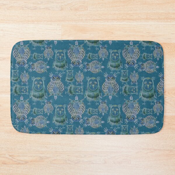 Item preview, Owl Be Right Birds [Denim] designed and sold by Carina Parry Studios.