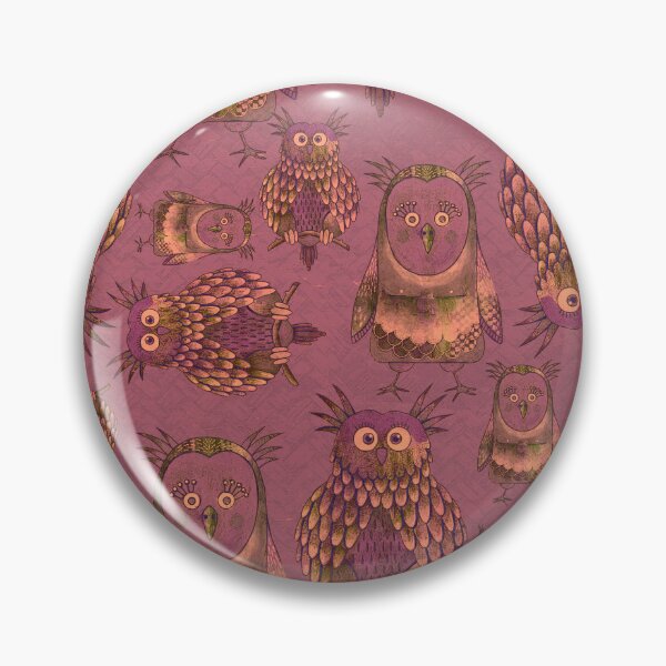 Item preview, Owl Be Right Birds [Copper Rose] designed and sold by Carina Parry Studios.