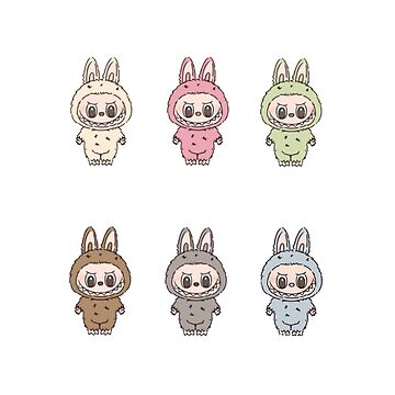 Artwork thumbnail, Labubu - THE MONSTERS Tasty Macarons Vinyl Face - Popmart by penny555