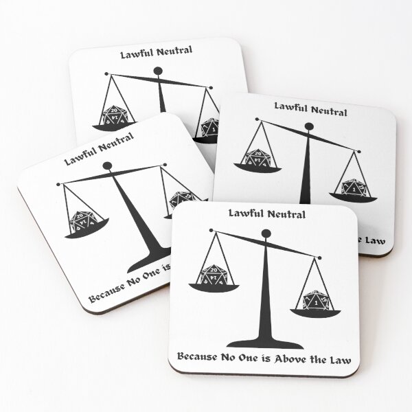 Item preview, Lawful Neutral Alignment designed and sold by VocalPhoenix.