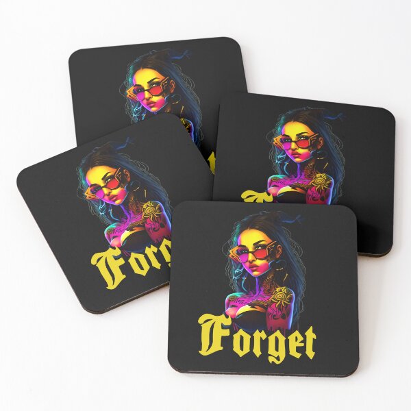 Item preview, Forget - Girl with text designed and sold by Chubuter.