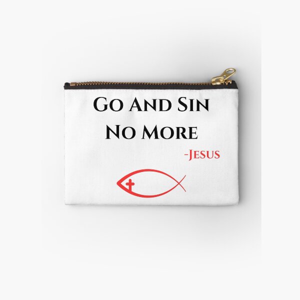 Item preview, Go And Sin No More, black/red designed and sold by Redeemed365.