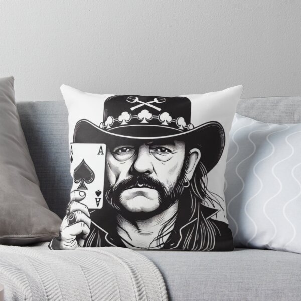 Item preview, Lemmy Kilmister Ace od Spades (Motörhead) Black & White designed and sold by All4ROCK.