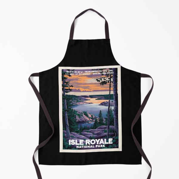 Item preview, Isle Royale National Park, Vintage Travel designed and sold by PinkandP.