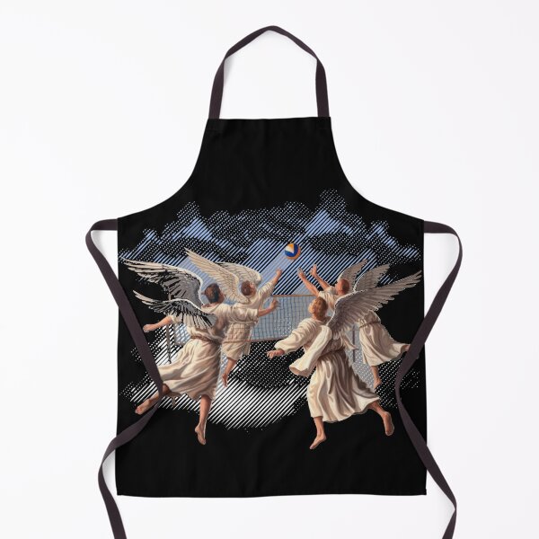 Item preview, Archangels playing volleyball in Heaven designed and sold by DivineHaven.
